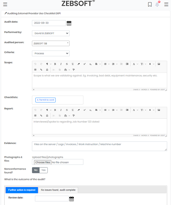 The ability to configure custom ISO QMS (Quality Management System) & compliance audit templates, combined with the scheduling of QMS audits for specific dates, departments, and auditors, provides several advantages for organizations striving for consistent quality and compliance. Here are the benefits of such an approach: 1. **Tailored Audits**: Customizable templates allow organizations to cater the audit content specifically to their unique operational requirements, ensuring relevancy and efficiency. 2. **Enhanced Focus**: Scheduling audits for specific departments ensures that each area of the organization is audited with a specialized focus, catering to the nuances and specificities of that department. 3. **Consistent Standards**: Using ISO QMS as a foundation ensures that the organization adheres to internationally recognized standards, boosting credibility and ensuring high-quality operations. 4. **Resource Efficiency**: Scheduling audits in advance allows for better allocation and utilization of resources, ensuring that the necessary personnel and tools are available on the audit day. 5. **Accountability**: Assigning specific auditors to particular audits enhances accountability, as roles and responsibilities are clearly defined. 6. **Operational Continuity**: By scheduling audits on specific dates, departments can prepare in advance, ensuring minimal disruption to daily operations. 7. **Continuous Improvement**: Regularly scheduled audits ensure that quality management and compliance are continually assessed and improved upon, driving operational excellence. 8. **Clear Communication**: Knowing the audit schedule in advance ensures that all relevant stakeholders, from department heads to floor staff, are informed and prepared. 9. **Reduced Non-compliance Risks**: Customized and scheduled audits make it more likely that non-compliances will be identified and addressed promptly, reducing potential risks and liabilities. 10. **Time Management**: For auditors, knowing their schedule in advance allows them to manage their time more effectively, allocating sufficient time for pre-audit preparation and post-audit reporting. 11. **Better Preparation**: Departments being audited can prepare in advance, ensuring that all necessary documentation and processes are in place for the audit. 12. **Flexibility**: Customizable templates mean that as industry standards or organizational practices evolve, audit templates can be readily adapted to reflect those changes. 13. **Enhanced Reporting**: Custom templates can be designed to capture data in a manner that aligns with organizational reporting needs, making post-audit analysis more streamlined. 14. **Improved Stakeholder Confidence**: Regularly scheduled and customized audits can boost confidence among stakeholders, be they customers, investors, or regulatory bodies, as they demonstrate a proactive approach to quality and compliance. 15. **Strategic Decision Making**: Data from these audits can be used by top management to make strategic decisions regarding process improvements, resource allocation, and overall business direction. 16. **Cultural Benefit**: The regularity and specificity of these audits can help in instilling a culture of quality and compliance within the organization, where employees are continuously mindful of standards and best practices. In summary, the ability to configure custom ISO QMS & compliance audit templates and schedule them for specific dates, departments, and auditors allows for a focused, efficient, and proactive approach to quality management. Such practices not only ensure compliance but also drive continuous improvement and operational excellence within the organization.