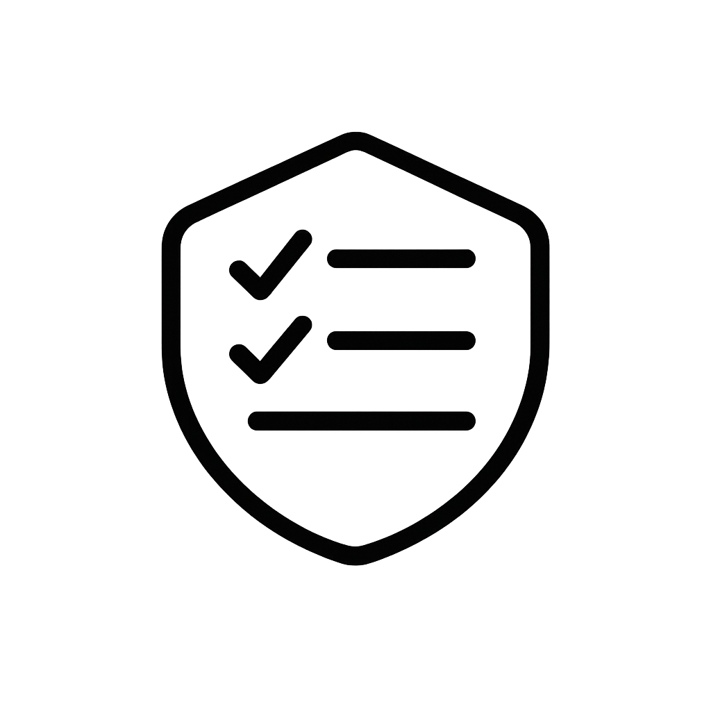 Checklist Shield Icon