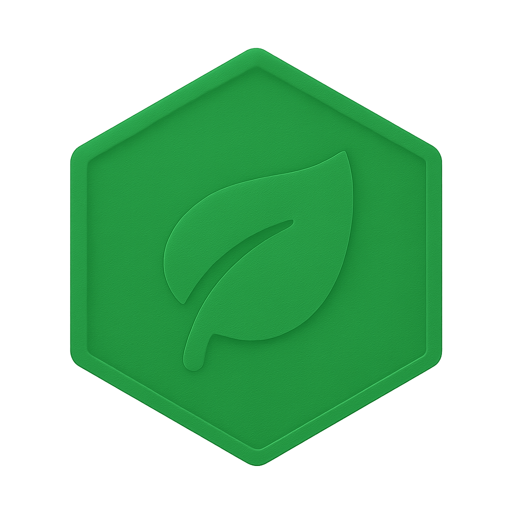 Environment-min 3D chrome shield to symbolize protection and reliability.