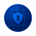 3D chrome shield to symbolize protection and reliability.