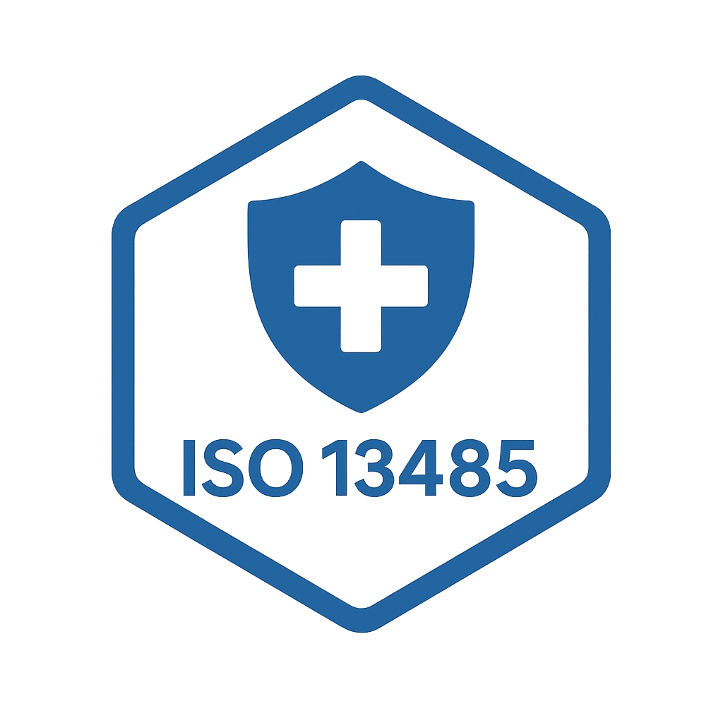 3D chrome shield to symbolize protection and reliability.