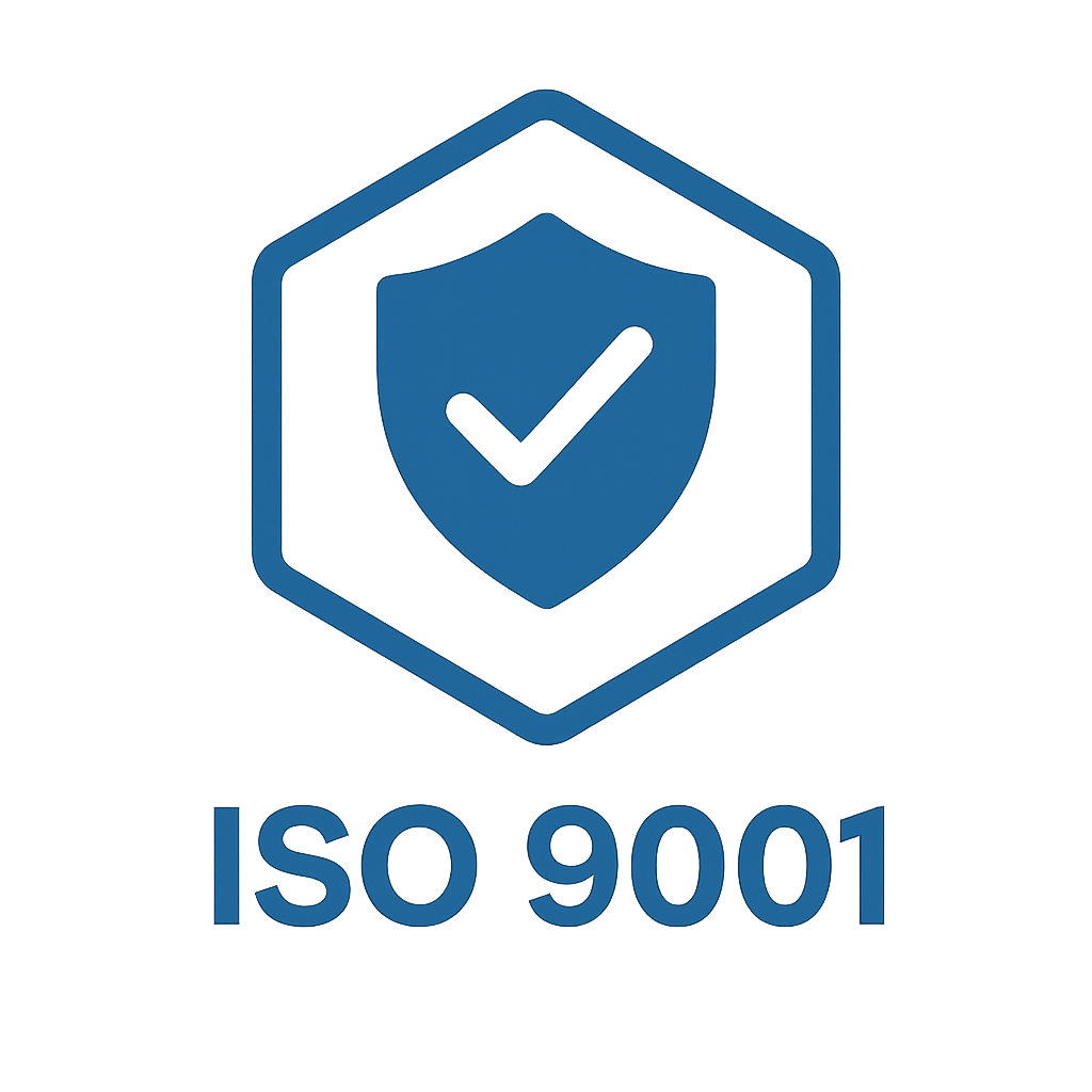 3D chrome shield to symbolize protection and reliability.